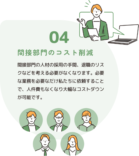 間接部門のコスト削減